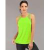 image:imageFihapyli ICTIVE Workout Tank Tops for Women Breathable Mesh Racerback Muscle Tank Backless Running ShirtsNeon Green