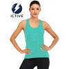 image:imageICTIVE Womens Cross Backless Workout Tops for Women Racerback Tank Tops Open Back Running Muscle Tank Yoga ShirtsLight Green