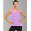 image:imageICTIVE Womens Cross Backless Workout Tops for Women Racerback Tank Tops Open Back Running Muscle Tank Yoga ShirtsLight Purple