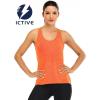 image:imageICTIVE Womens Cross Backless Workout Tops for Women Racerback Tank Tops Open Back Running Muscle Tank Yoga ShirtsNeon Orange