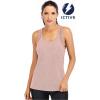 image:imageICTIVE Workout Tank Tops for Women Loose Fit Yoga Mesh Racerback Open Back Muscle ShirtsApricot