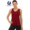 image:imageICTIVE Workout Tank Tops for Women Sleeveless Yoga Shirts for Women Mesh Racerback Muscle Tank TopsBurgundy