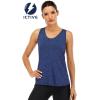 image:imageICTIVE Workout Tank Tops for Women Sleeveless Yoga Shirts for Women Mesh Racerback Muscle Tank TopsDark Blue