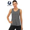 image:imageICTIVE Workout Tank Tops for Women Sleeveless Yoga Shirts for Women Mesh Racerback Muscle Tank TopsDark Gray