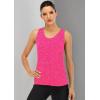 image:imageICTIVE Workout Tank Tops for Women Sleeveless Yoga Shirts for Women Mesh Racerback Muscle Tank TopsRose