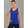 image:imageICTIVE Workout Tank Tops for Women Sleeveless Yoga Shirts for Women Mesh Racerback Muscle Tank TopsRoyal Blue