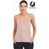 image:imageICTIVE Workout Tank Tops for Women Yoga Tops for Women Loose Fit Backless Muscle Racerback Summer Gym ShirtsApricot