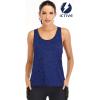 image:imageICTIVE Workout Tank Tops for Women Yoga Tops for Women Loose Fit Backless Muscle Racerback Summer Gym ShirtsDark Blue