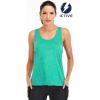 image:imageICTIVE Workout Tank Tops for Women Yoga Tops for Women Loose Fit Backless Muscle Racerback Summer Gym ShirtsLight Green