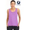 image:imageICTIVE Workout Tank Tops for Women Yoga Tops for Women Loose Fit Backless Muscle Racerback Summer Gym ShirtsLight Purple
