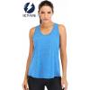 image:imageICTIVE Workout Tops for Women Loose Fit Racerback Mesh Backless Muscle Tank Running ShirtsLightblue