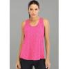 image:imageICTIVE Workout Tops for Women Loose Fit Racerback Mesh Backless Muscle Tank Running ShirtsRose