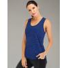 image:imageICTIVE Yoga Tops for Women Loose Fit Workout Tank Tops for Women Backless Sleeveless Keyhole Open Back Muscle TankDark Blue