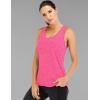 image:imageICTIVE Yoga Tops for Women Loose Fit Workout Tank Tops for Women Backless Sleeveless Keyhole Open Back Muscle TankRose