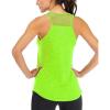 image:imageFihapyli ICTIVE Workout Tank Tops for Women Breathable Mesh Racerback Muscle Tank Backless Running ShirtsNeon Green