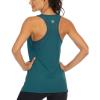 image:imageICTIVE Workout Tank Tops for Women Loose Fit Yoga Mesh Racerback Open Back Muscle ShirtsDark Green