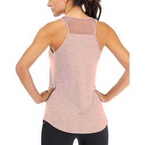 image:imageFihapyli ICTIVE Workout Tank Tops for Women Breathable Mesh Racerback Muscle Tank Backless Running ShirtsApricot
