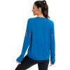 image:imageICTIVE Long Sleeve Workout Shirts for Women Loose Fit Workout Tops Running Shirts with Thumb HoleRoyal Blue