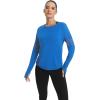 image:imageICTIVE Long Sleeve Workout Shirts for Women Loose Fit Workout Tops Running Shirts with Thumb HoleRoyal Blue