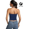image:imageFihapyli ICTIVE Sports Bras for Women Halter Neck Spaghetti Strap Padded Backless Workout Yoga Running BraDarkblue