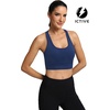 image:imageFihapyli ICTIVE Sports Bras for Women Wirefree Padded Racerback Mesh Back Workout Yoga Running BraDarkblue