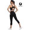 image:imageICTIVE Sports Bras for Women High Support High Impact Bust Push up Racerback Workout Running BraBlack