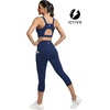 image:imageICTIVE Sports Bras for Women High Support High Impact Bust Push up Racerback Workout Running BraDarkblue