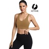 image:imageICTIVE Sports Bras for Women High Support High Impact Bust Push up Racerback Workout Running BraKhaki