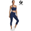 image:imageICTIVE Strappy Sports Bras for Women Criss Cross Back Racerback High Impact Padded Yoga Bras Workout Clothes for WomenDark Blue