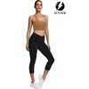 image:imageICTIVE Strappy Sports Bras for Women Criss Cross Back Racerback High Impact Padded Yoga Bras Workout Clothes for WomenKhaki