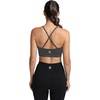 image:imageICTIVE Womens Sports Bra Camisole Adjustable Spaghetti Strap Padded Wireless Workout Yoga Crop TopDarkgrey