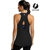 image:imageICTIVE Workout Tops for Women Sleeveless Cross Back Muscle Racerback Exercise Tank ShirtsBlack