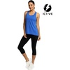 image:imageICTIVE Workout Tops for Women Sleeveless Cross Back Muscle Racerback Exercise Tank ShirtsRoyal Blue