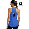 image:imageICTIVE Workout Tops for Women Sleeveless Cross Back Muscle Racerback Exercise Tank ShirtsRoyal Blue