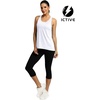 image:imageICTIVE Workout Tops for Women Sleeveless Cross Back Muscle Racerback Exercise Tank ShirtsWhite