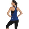 image:imageICTIVE Workout Tops for Women Sleeveless Open Back Muscle Racerback Exercise Tank ShirtsDark Blue