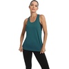 image:imageICTIVE Workout Tops for Women Sleeveless Open Back Muscle Racerback Exercise Tank ShirtsDark Green
