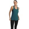 image:imageICTIVE Workout Tops for Women Sleeveless Open Back Muscle Racerback Exercise Tank ShirtsDark Green