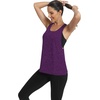 image:imageICTIVE Workout Tops for Women Sleeveless Open Back Muscle Racerback Exercise Tank ShirtsDark Purple