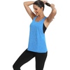 image:imageICTIVE Workout Tops for Women Sleeveless Open Back Muscle Racerback Exercise Tank ShirtsLightblue