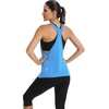 image:imageICTIVE Workout Tops for Women Sleeveless Open Back Muscle Racerback Exercise Tank ShirtsLightblue