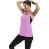 image:imageICTIVE Workout Tops for Women Sleeveless Open Back Muscle Racerback Exercise Tank ShirtsLightpurple