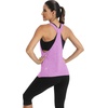 image:imageICTIVE Workout Tops for Women Sleeveless Open Back Muscle Racerback Exercise Tank ShirtsLightpurple