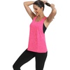 image:imageICTIVE Workout Tops for Women Sleeveless Open Back Muscle Racerback Exercise Tank ShirtsRose