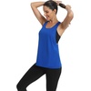 image:imageICTIVE Workout Tops for Women Sleeveless Open Back Muscle Racerback Exercise Tank ShirtsRoyal Blue
