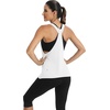image:imageICTIVE Workout Tops for Women Sleeveless Open Back Muscle Racerback Exercise Tank ShirtsWhite