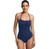 image:imageFihapyli ICTIVE Women Sexy Halter Neck One Piece Thong Adjustable Strap Sleeveless Cami Bodysuit TopDarkblue