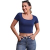 image:imageICTIVE Womens Sleeveless Racerback Tank Top Crew Neck Slim Fit Workout Casual Basic Cami ShirtsDarkblue