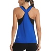 image:imageICTIVE Workout Tops for Women Sleeveless Open Back Muscle Racerback Exercise Tank ShirtsRoyal Blue